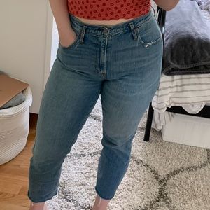 Abercrombie Ultra High Rise Mom Jean